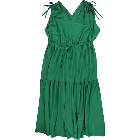 Calvin Klein Womens Sleeveless Maxi Dress, Green, NWT Calvin Klein Womens Sleeveless Maxi Dress, Green, NWT